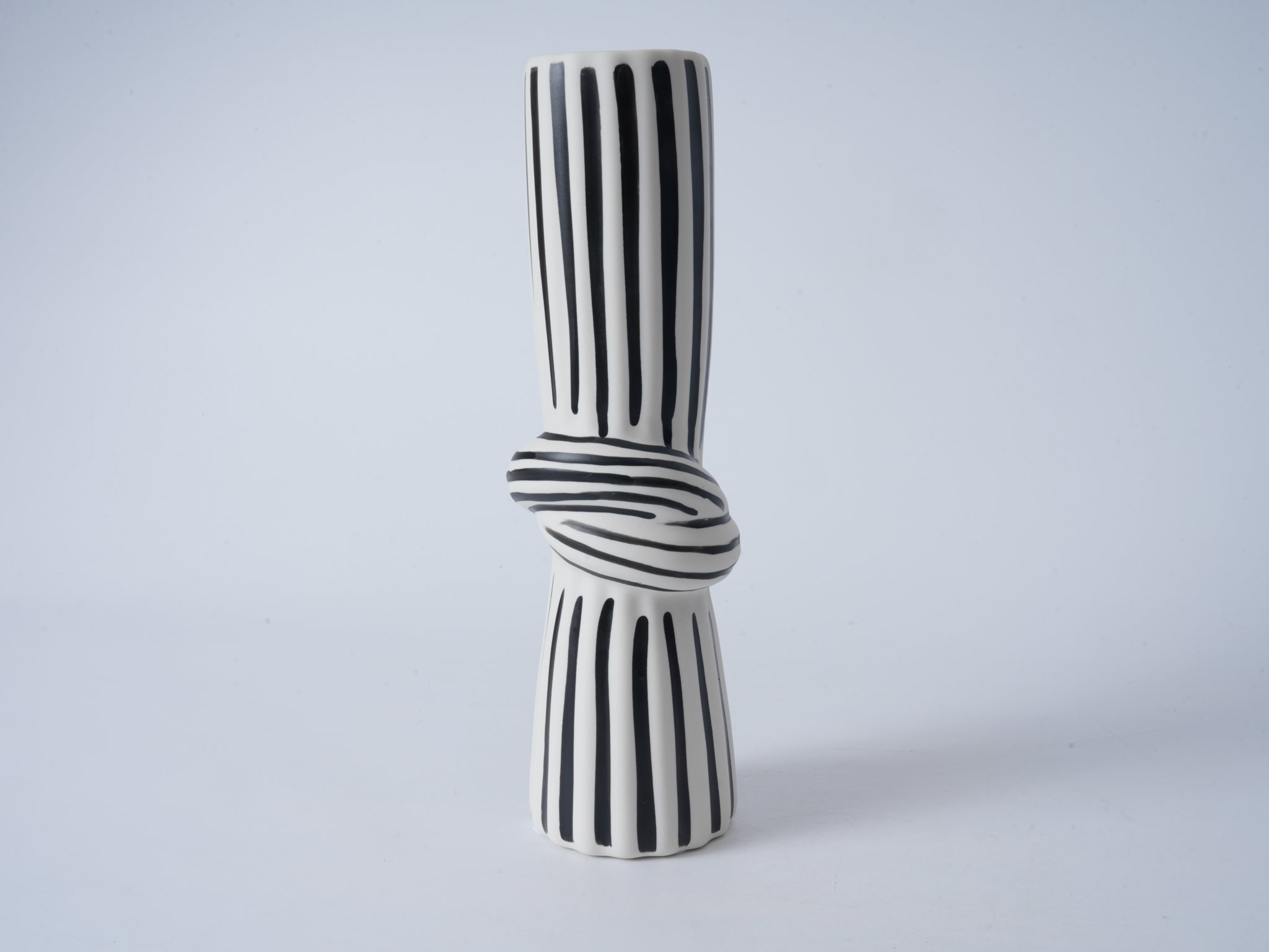 Striped Knot Vase