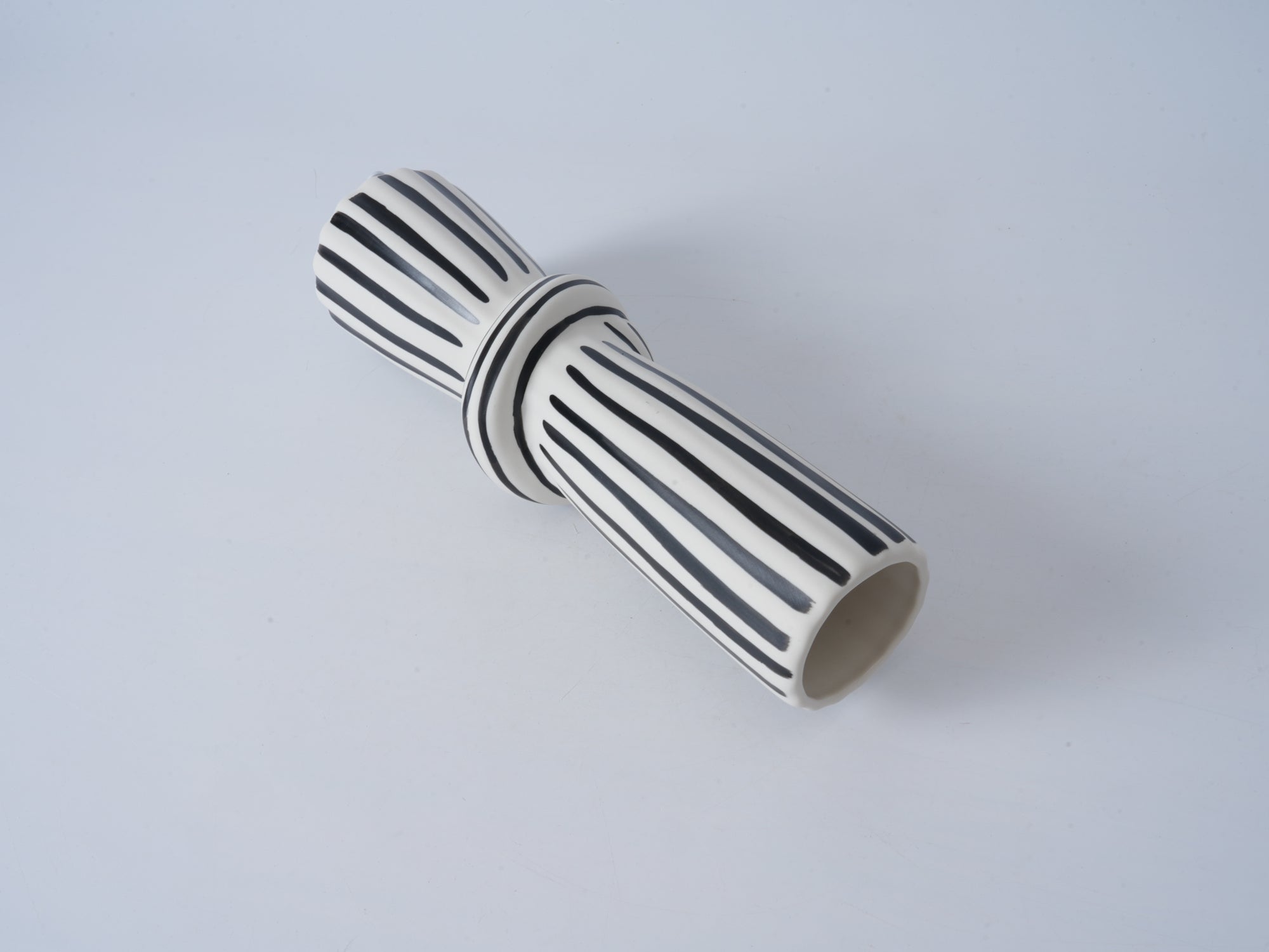 Striped Knot Vase