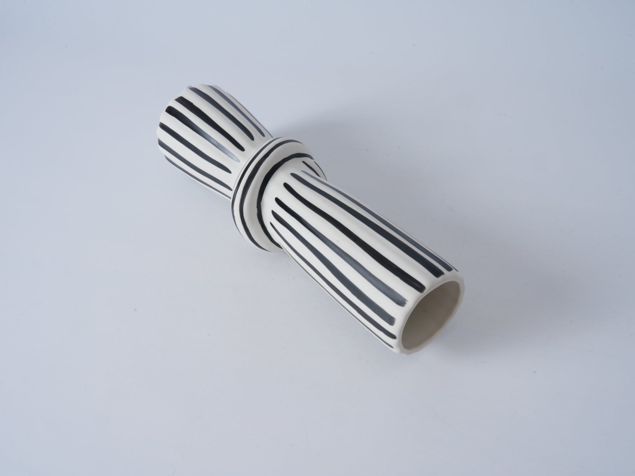 Striped Knot Vase