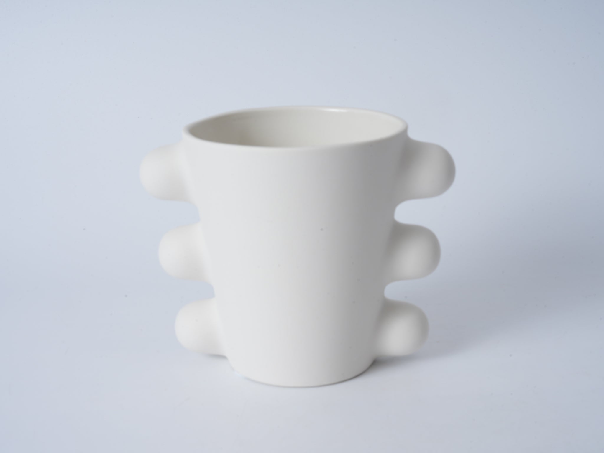 Volleyball-Inspired Vase – Unglazed Short Version