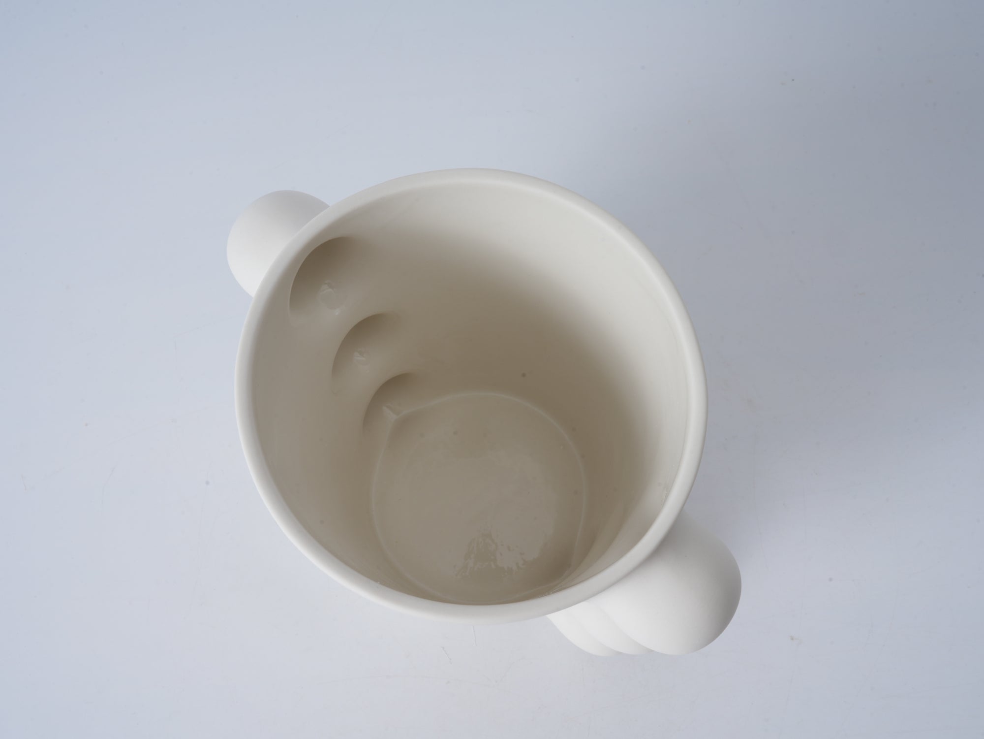 Volleyball-Inspired Vase – Unglazed Short Version