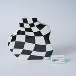 Classic Black Small Checkerboard Pattern Planter