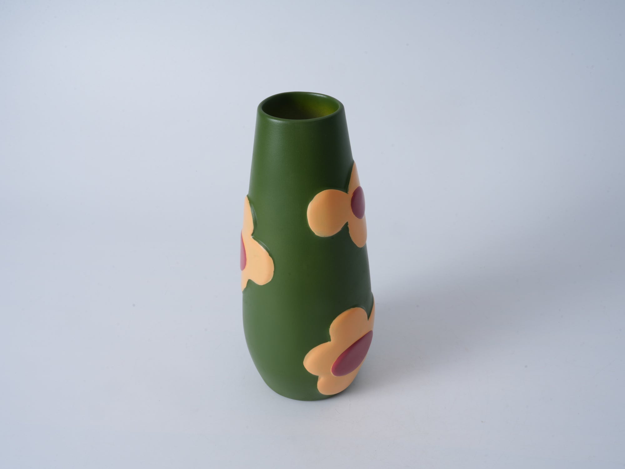 Hand-Painted Ceramic Vase – Large Flower