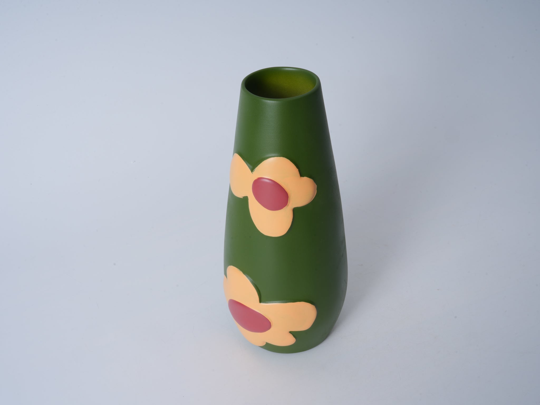 Hand-Painted Ceramic Vase – Large Flower