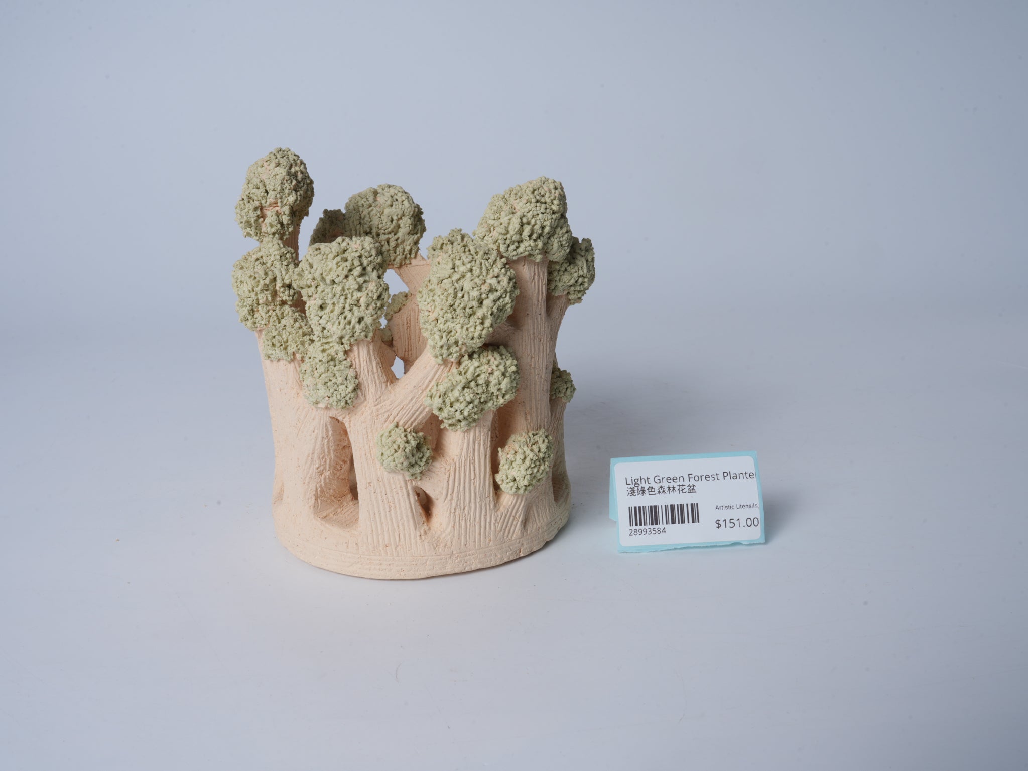 Light Green Forest Planter