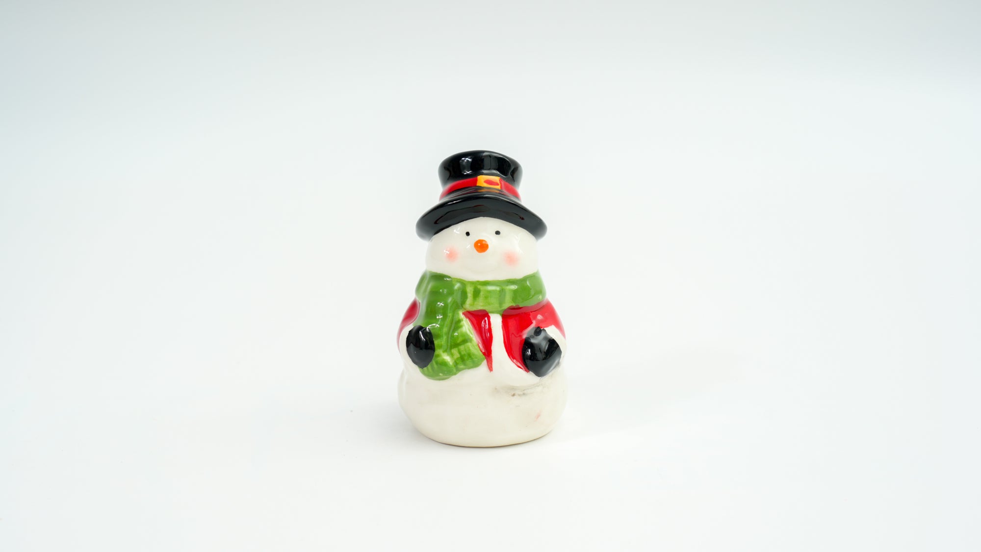 Snowman Ceramic Figurine Set