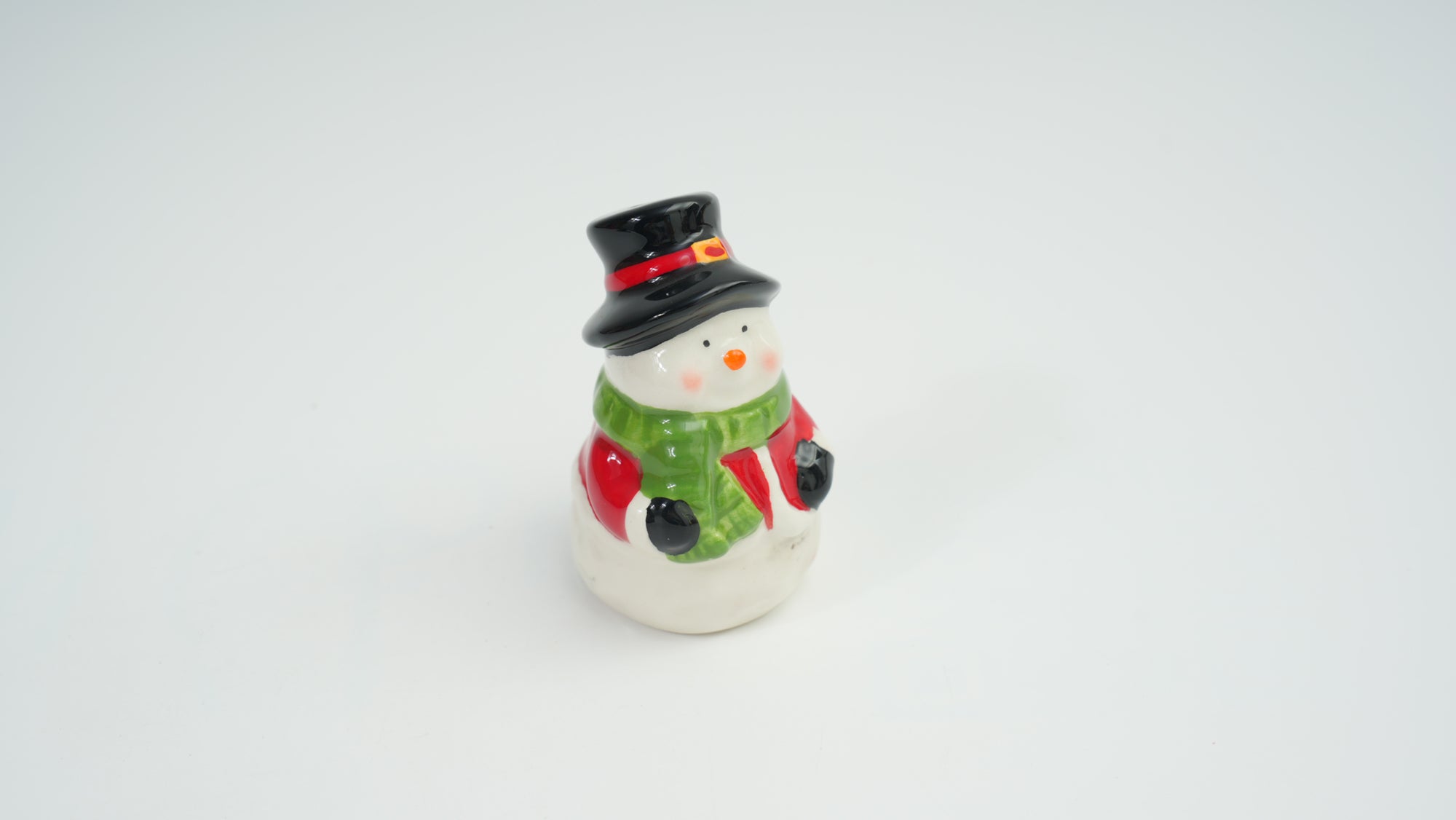 Snowman Ceramic Figurine Set
