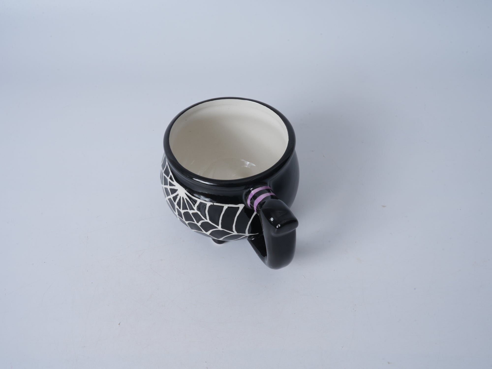 Spiderweb Black Ceramic Mug