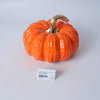 Orange Pumpkin Ceramic Figurine