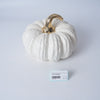 White Pumpkin Ceramic Figurine