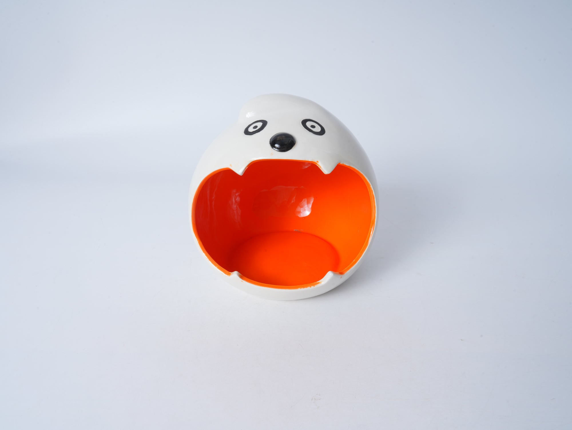 Big-Mouth Ghost Ceramic Storage Jar