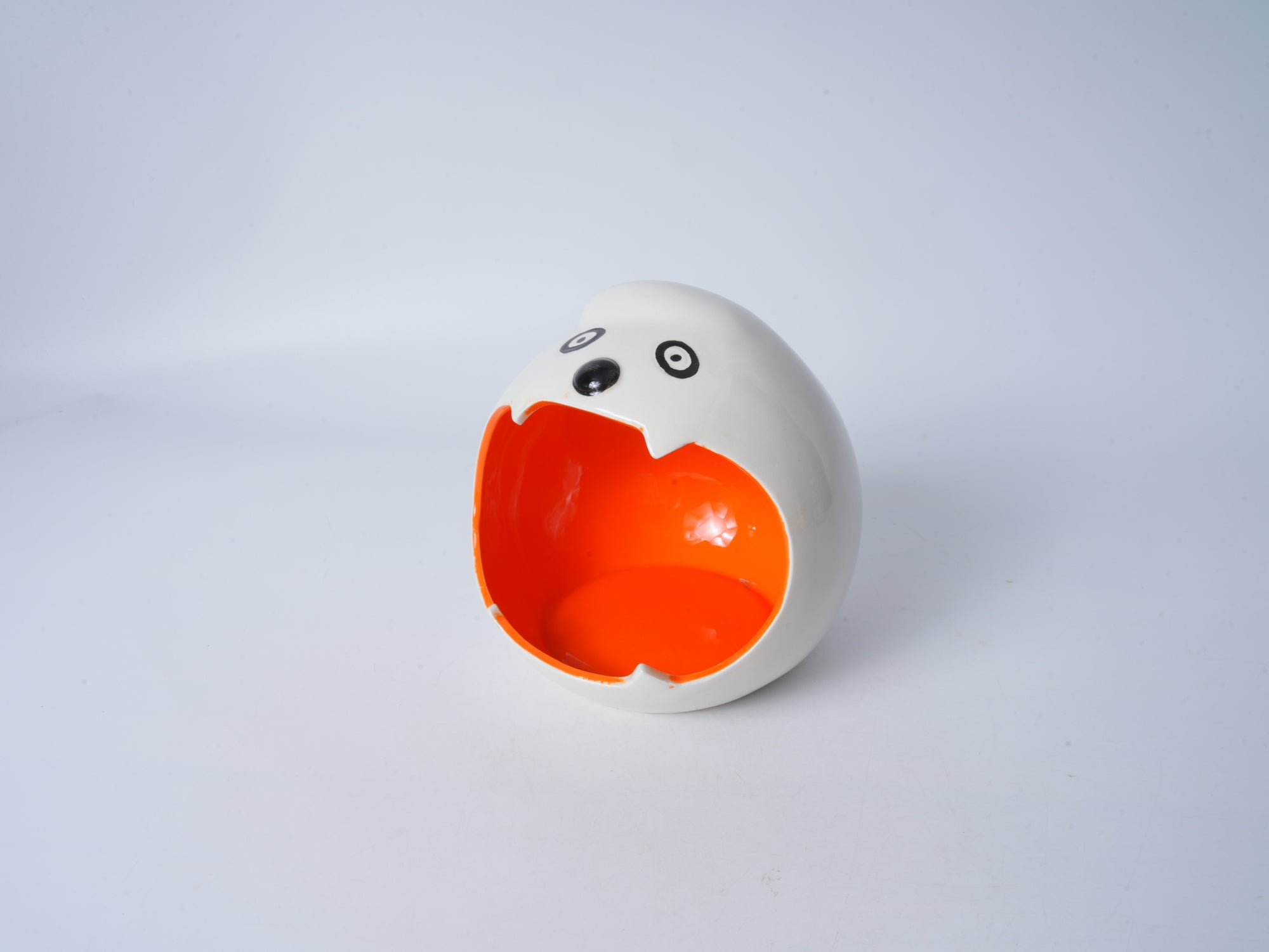 Big-Mouth Ghost Ceramic Storage Jar