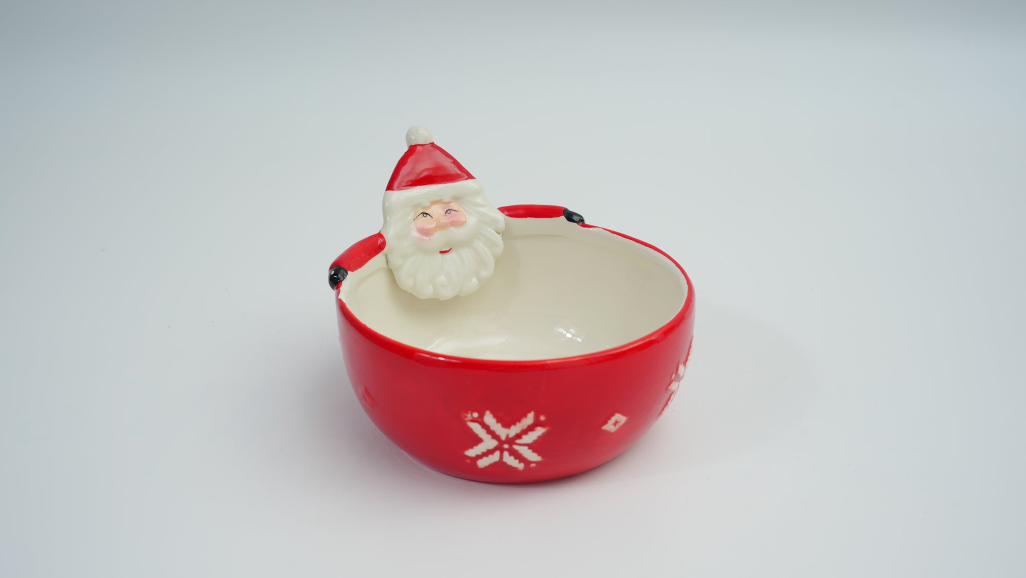 Santa Claus Ceramic Bowl