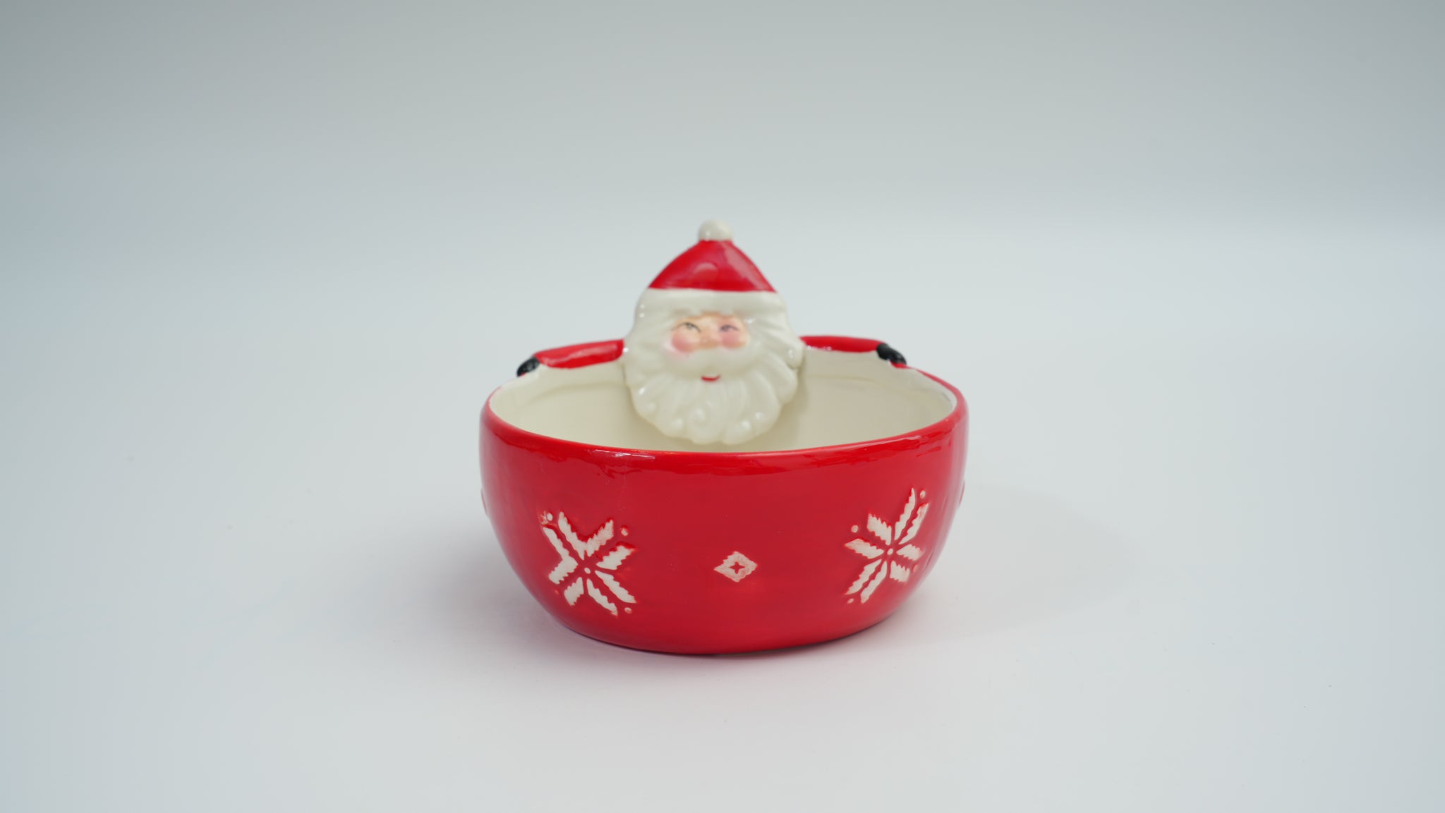 Santa Claus Ceramic Bowl