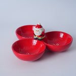 Santa Claus Triangle Trinket Tray