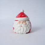 Santa Claus Ceramic Lidded Mug - Small