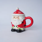 Santa Claus Ceramic Handle Mug