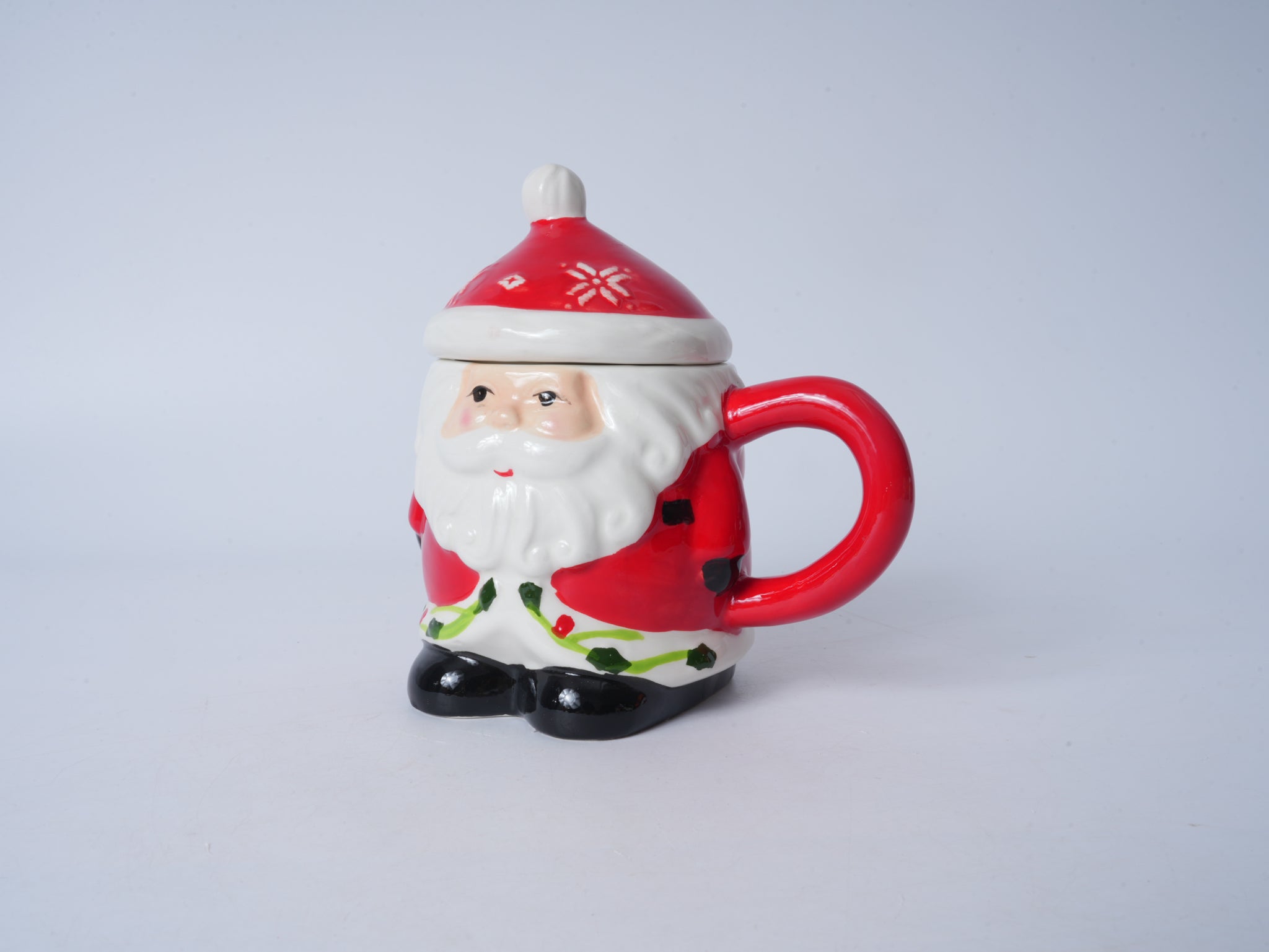 Santa Claus Ceramic Handle Mug