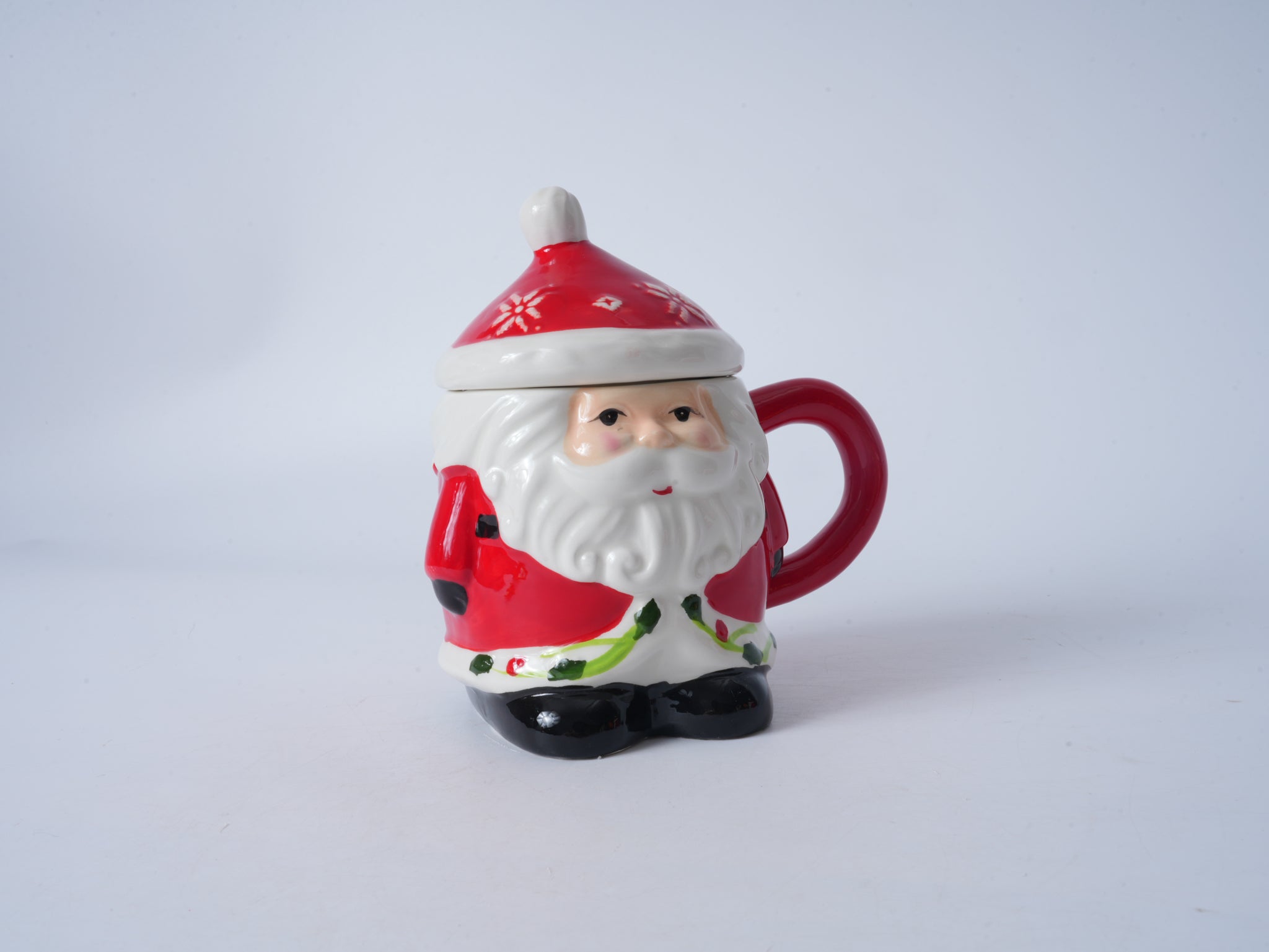 Santa Claus Ceramic Handle Mug
