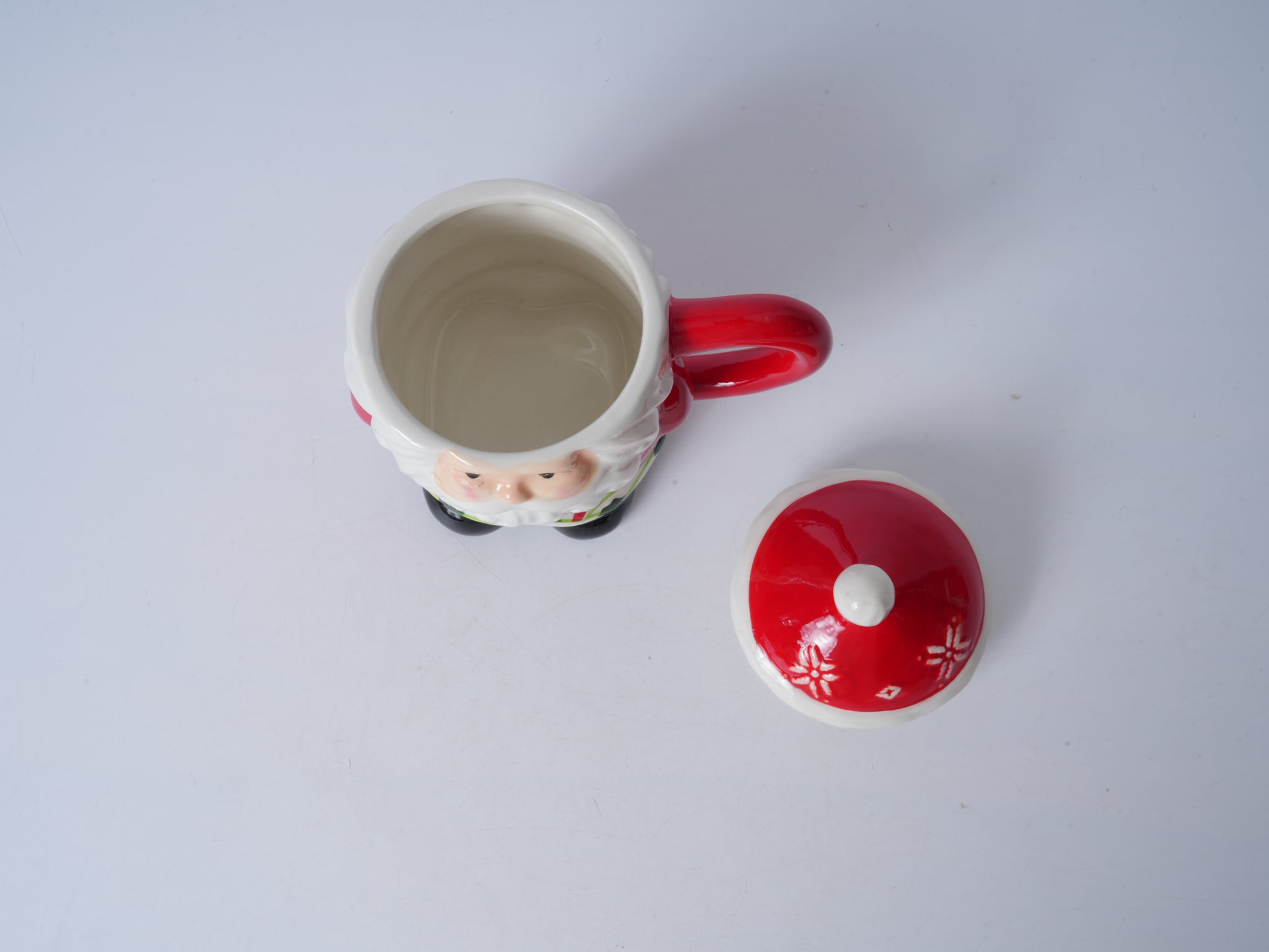 Santa Claus Ceramic Handle Mug
