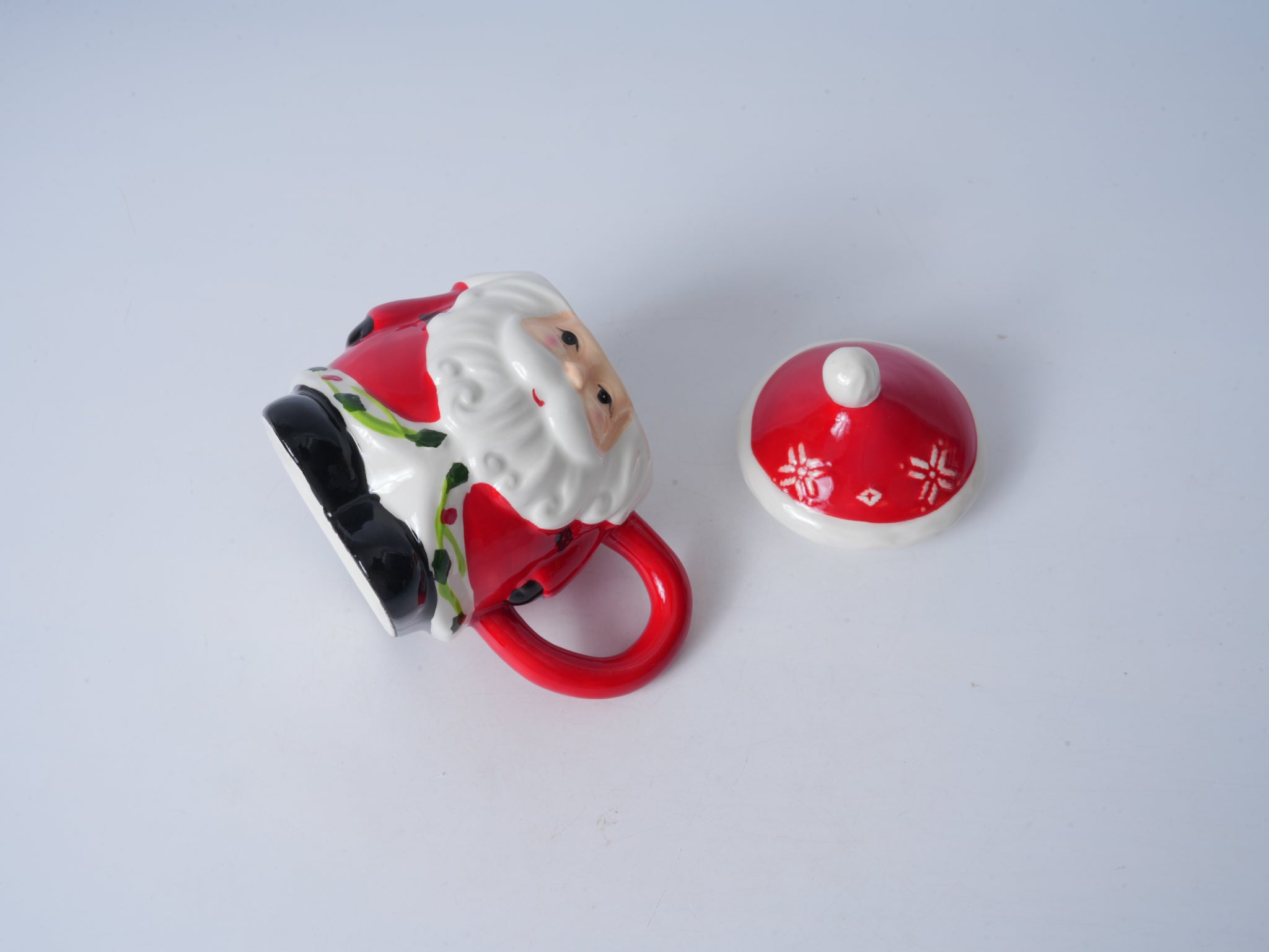 Santa Claus Ceramic Handle Mug