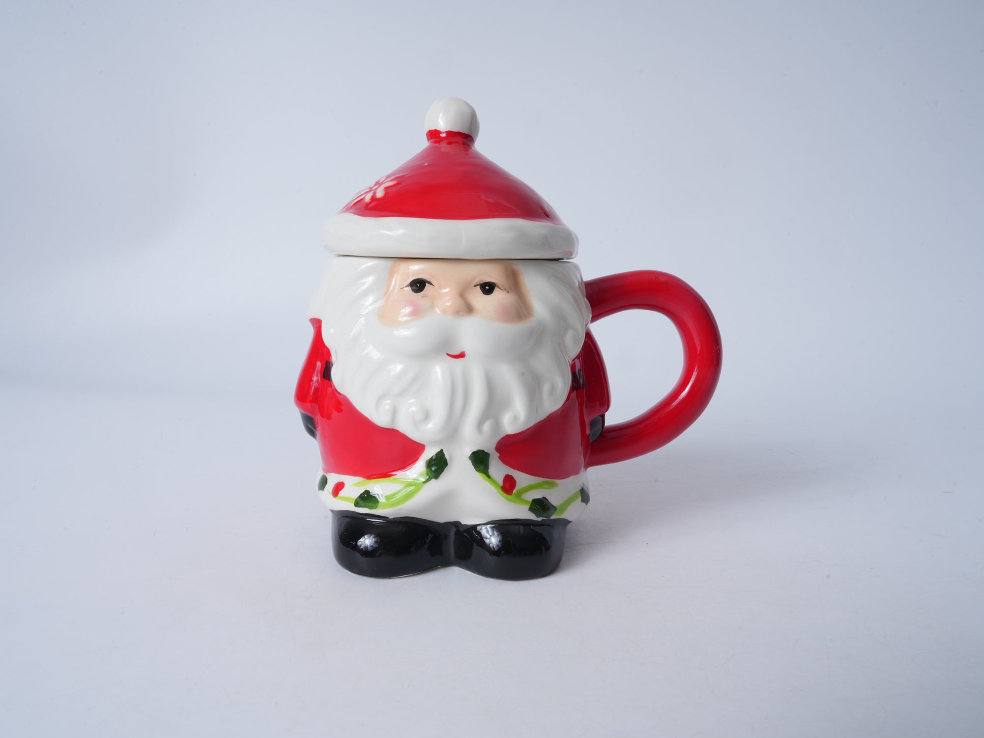 Santa Claus Ceramic Handle Mug