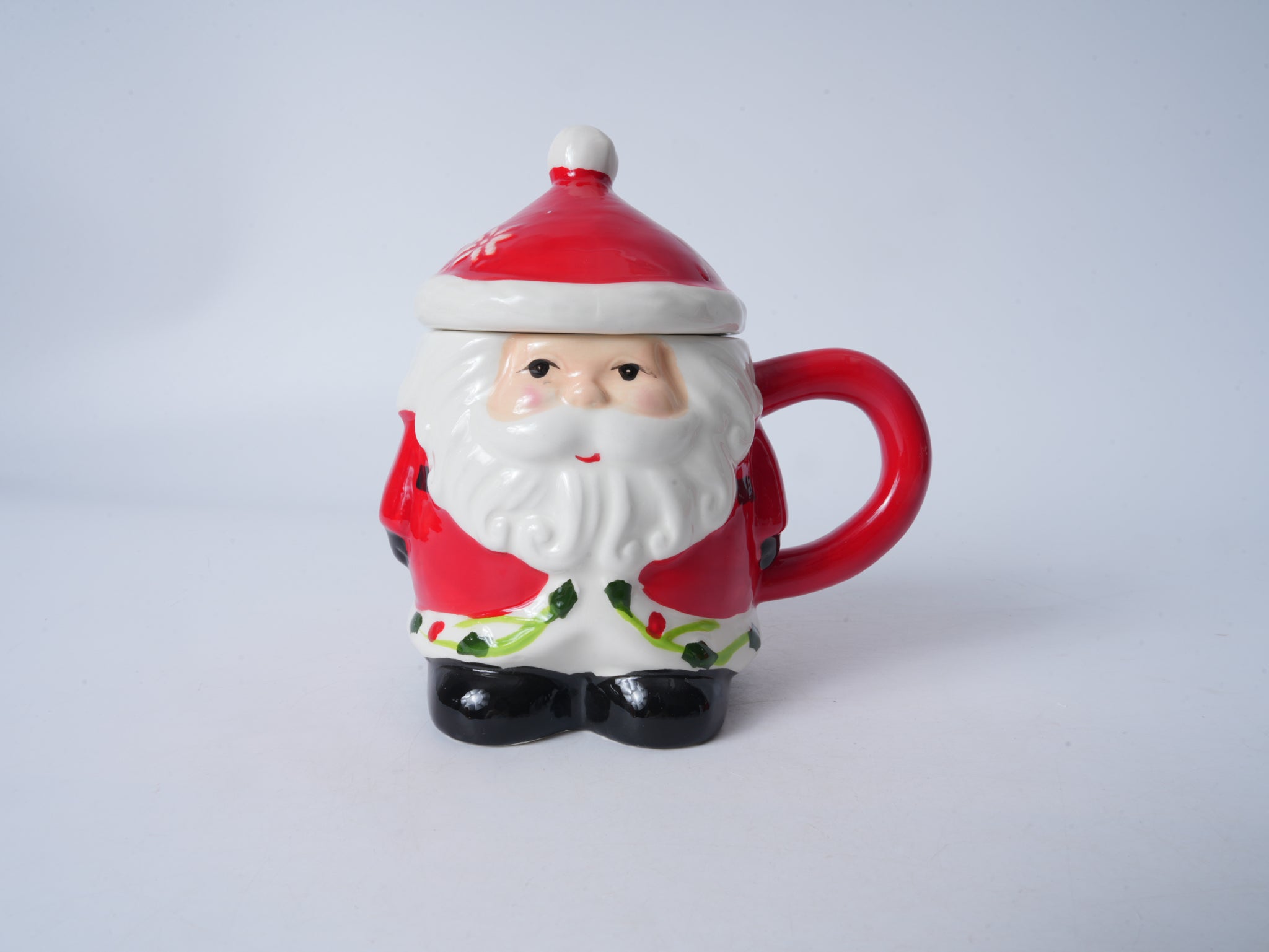 Santa Claus Ceramic Handle Mug