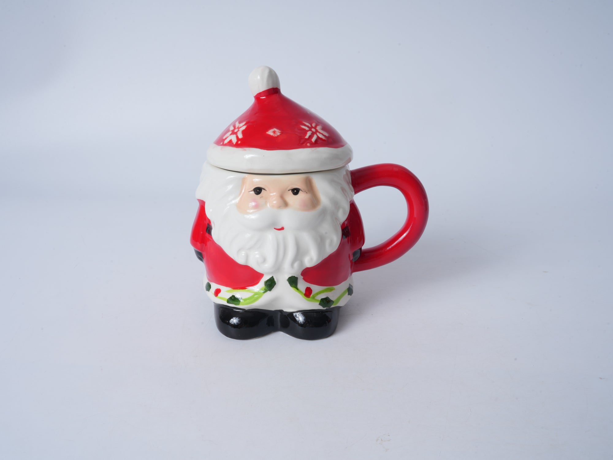 Santa Claus Ceramic Handle Mug