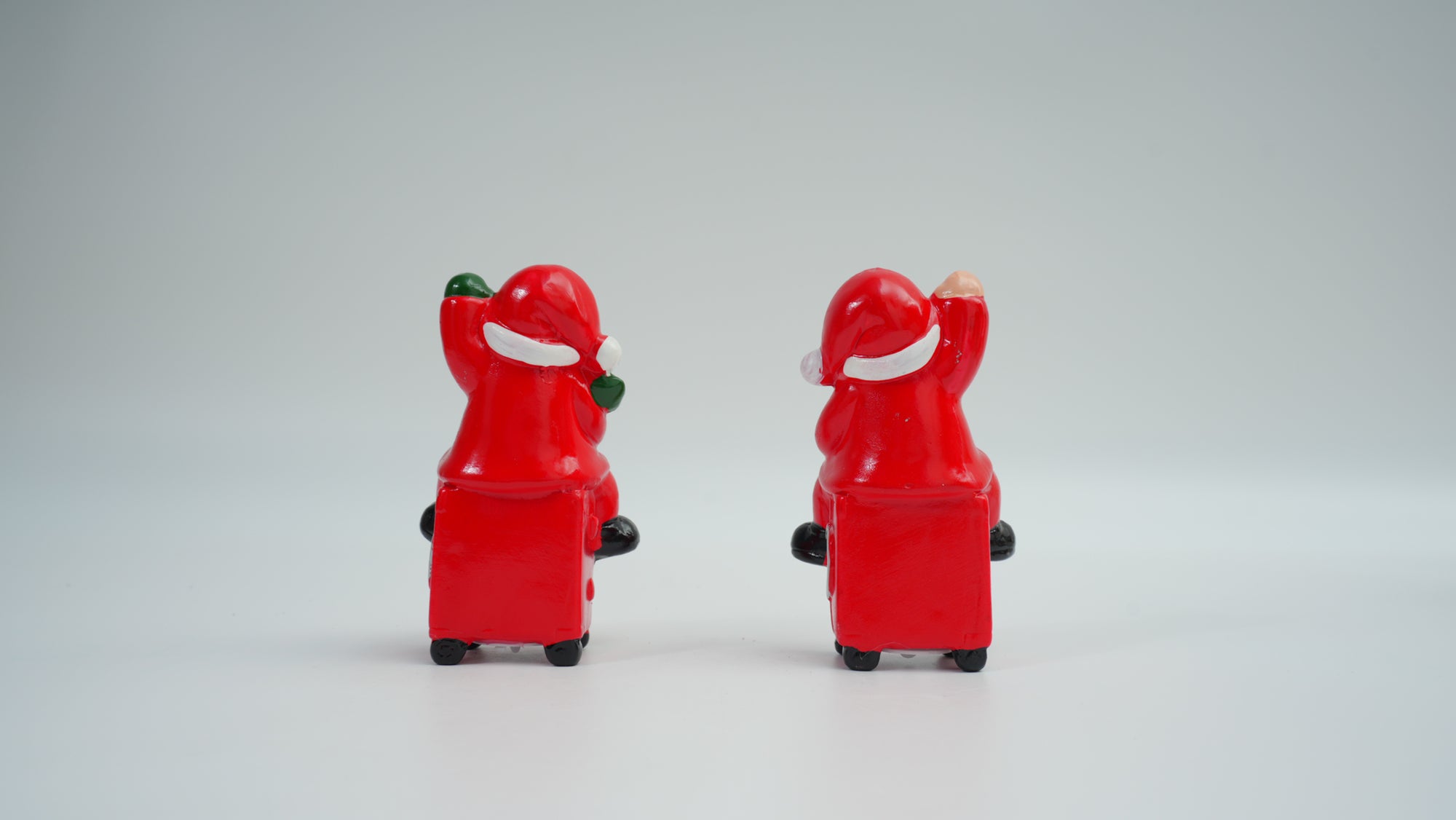 Christmas Suitcase Ceramic Figurine