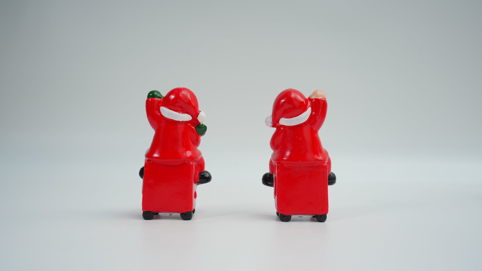 Christmas Suitcase Ceramic Figurine