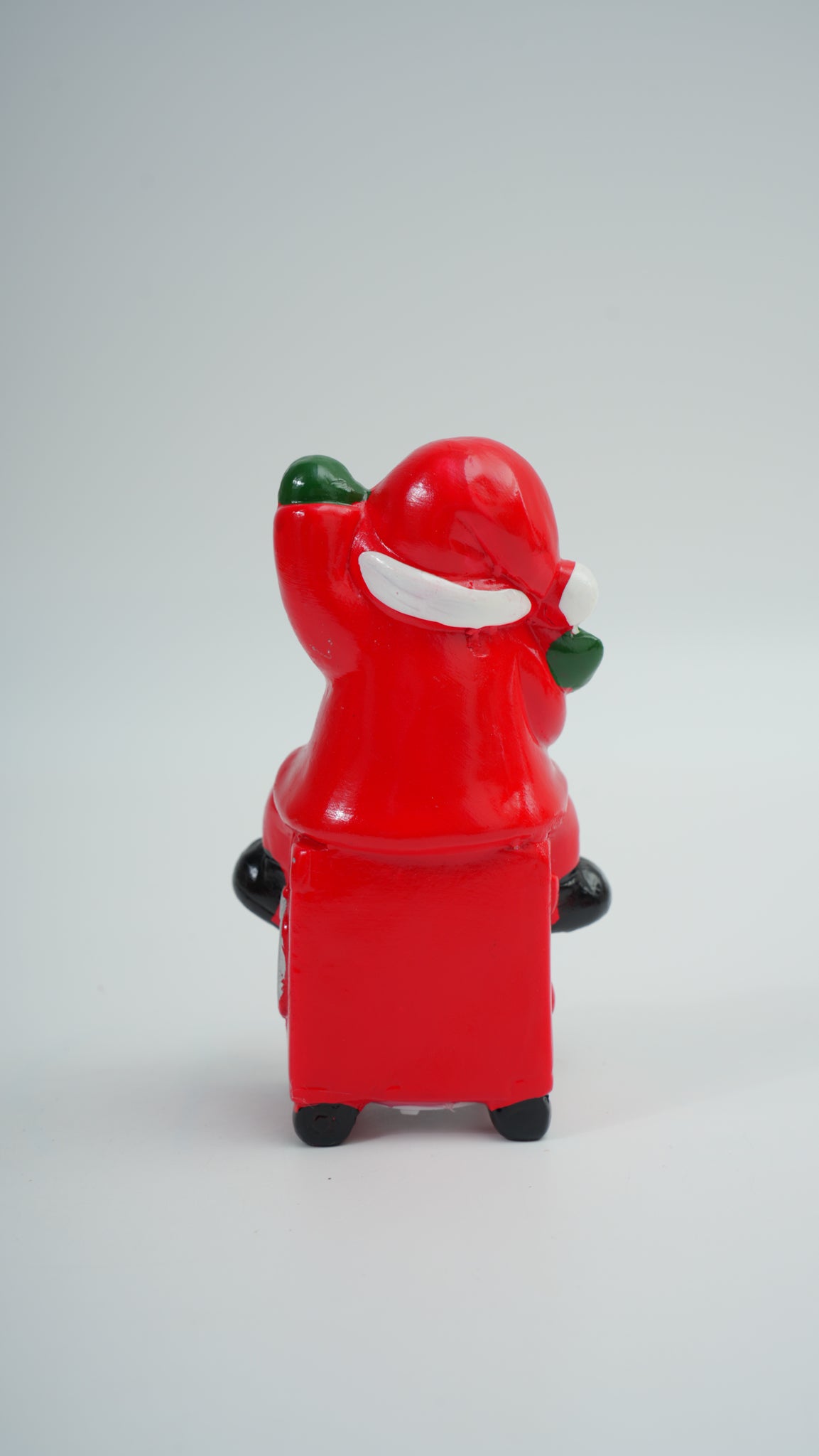 Christmas Suitcase Ceramic Figurine