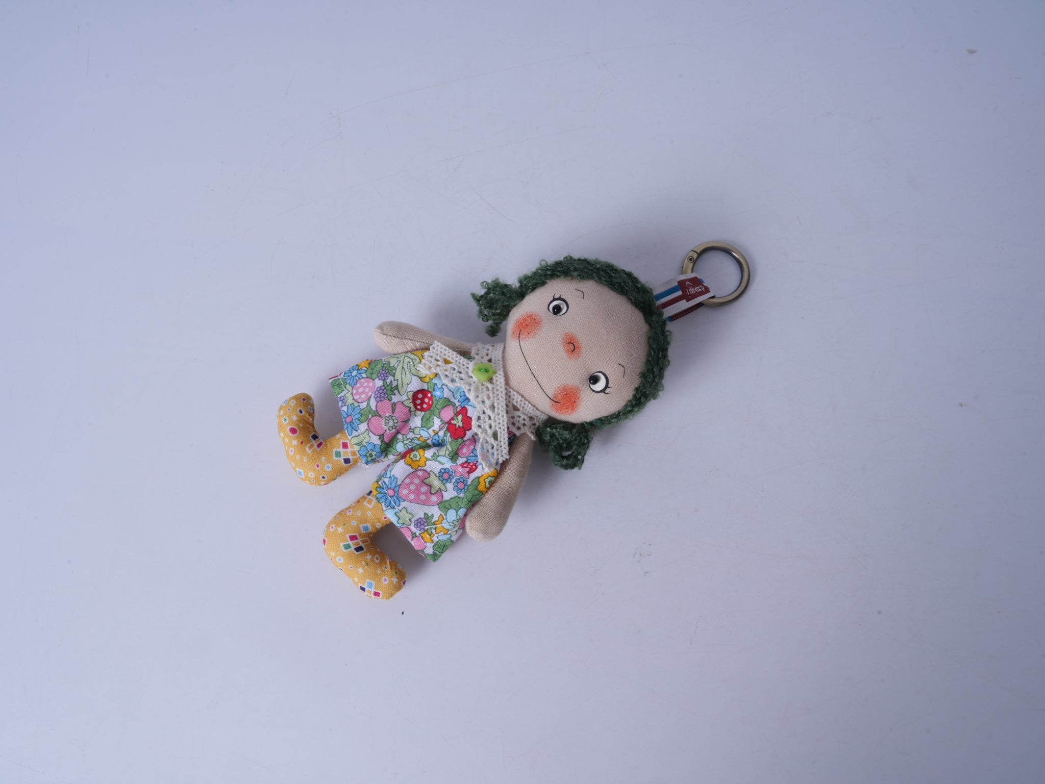 Cheeky Girl Fabric Figurine (Yellow)