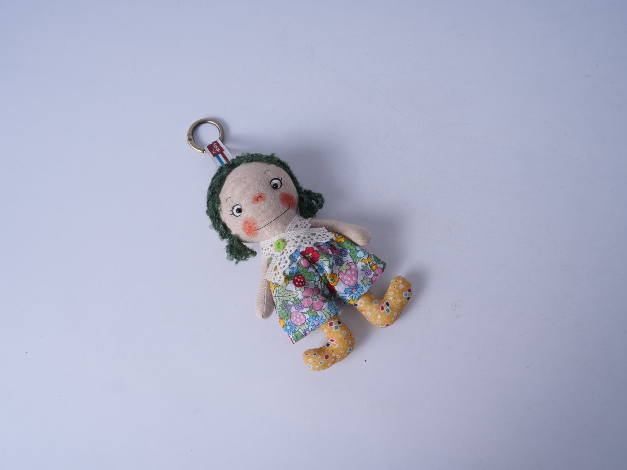 Cheeky Girl Fabric Figurine (Yellow)