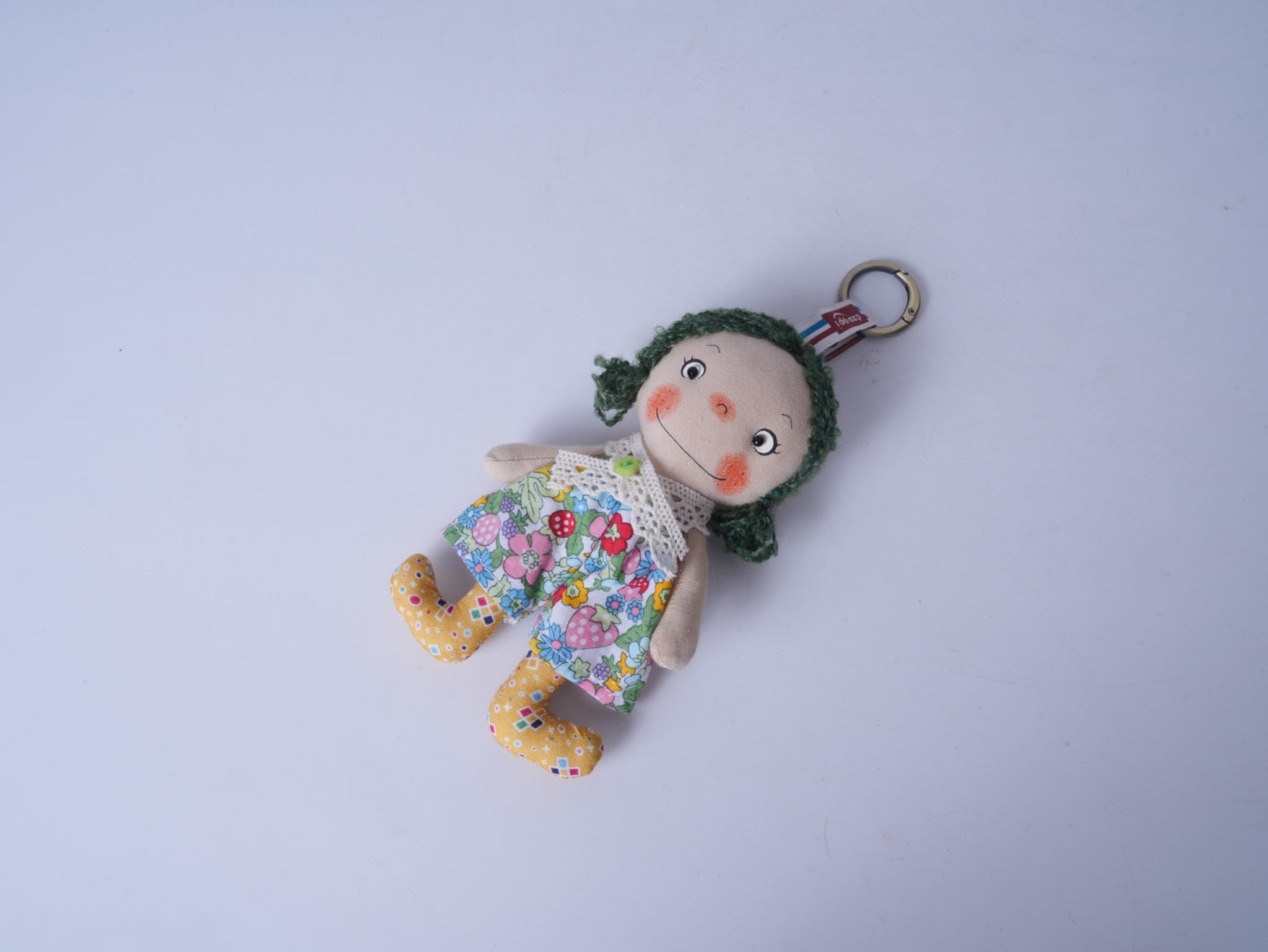 Cheeky Girl Fabric Figurine (Yellow)