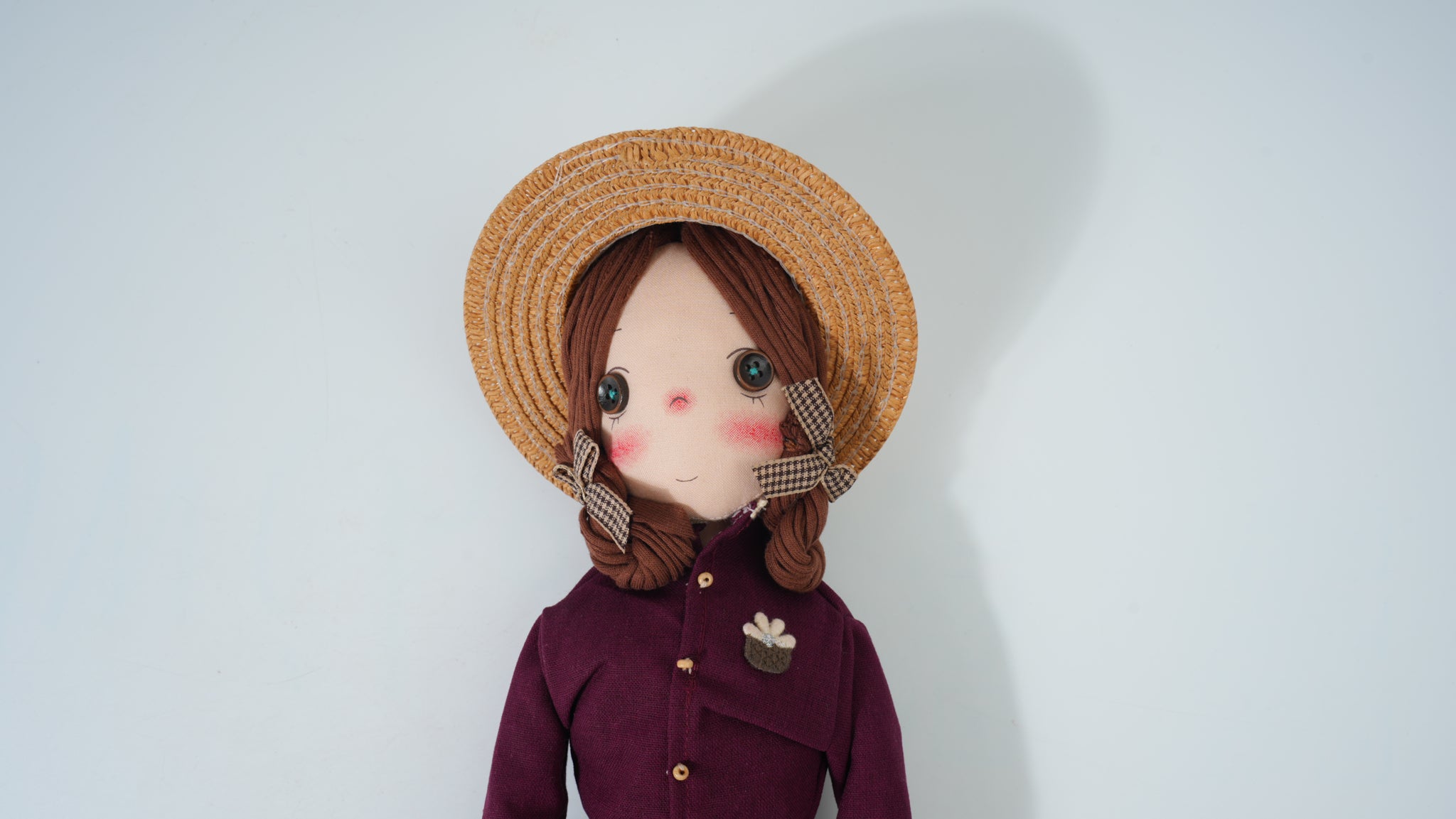 Anna Girl Fabric Figurine
