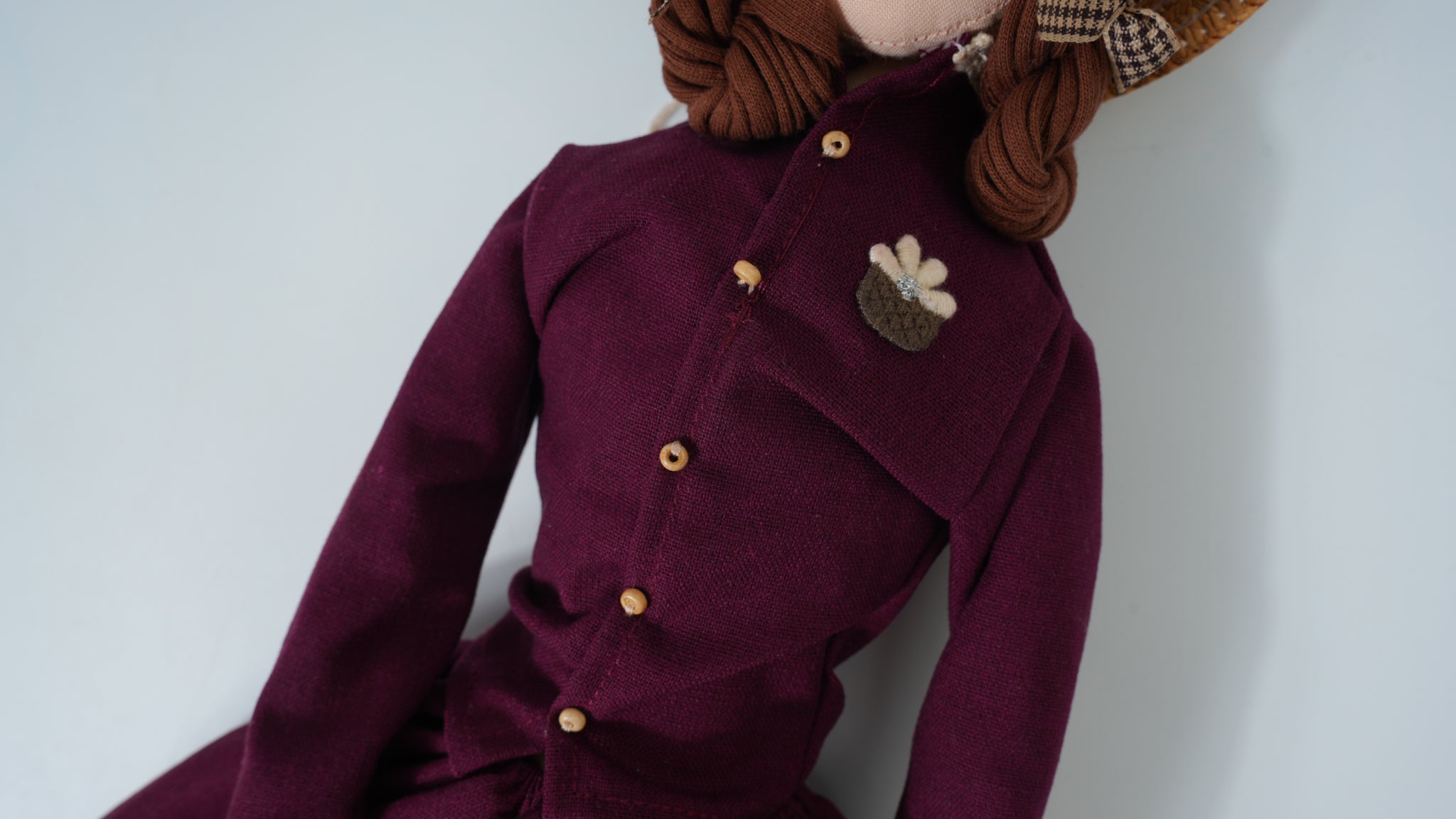 Anna Girl Fabric Figurine