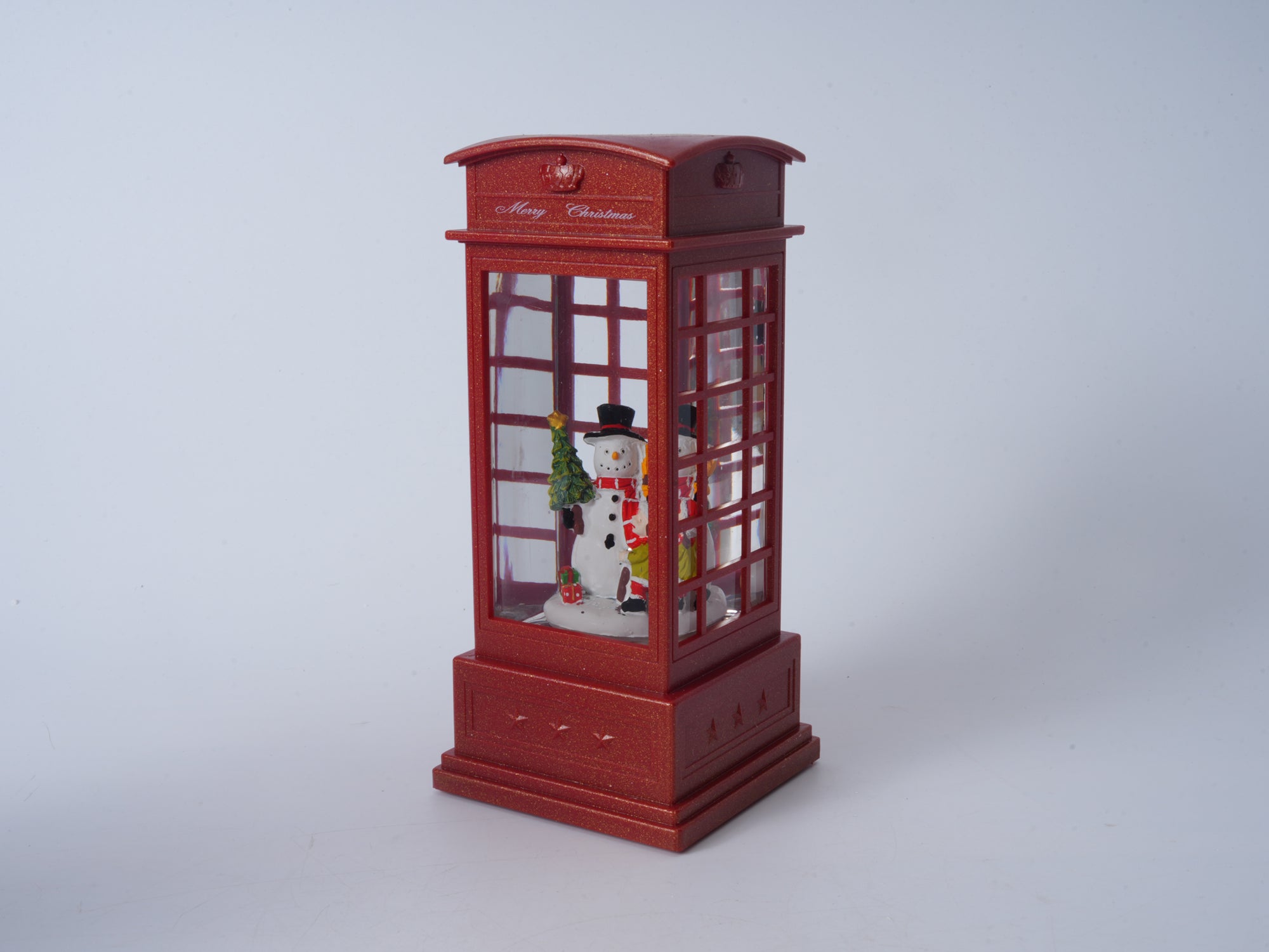 Christmas Phone Booth Light