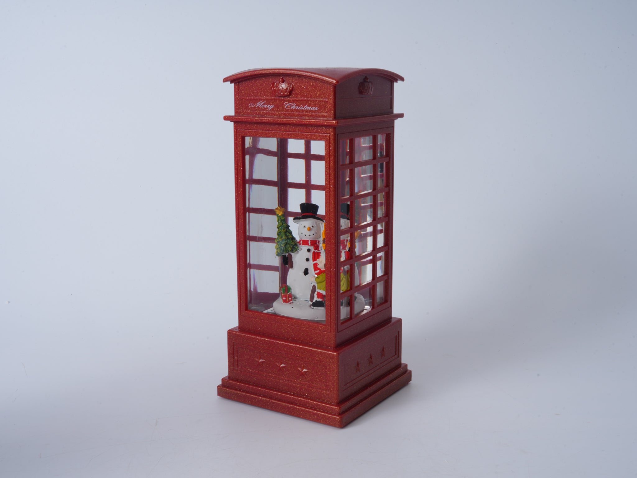 Christmas Phone Booth Light