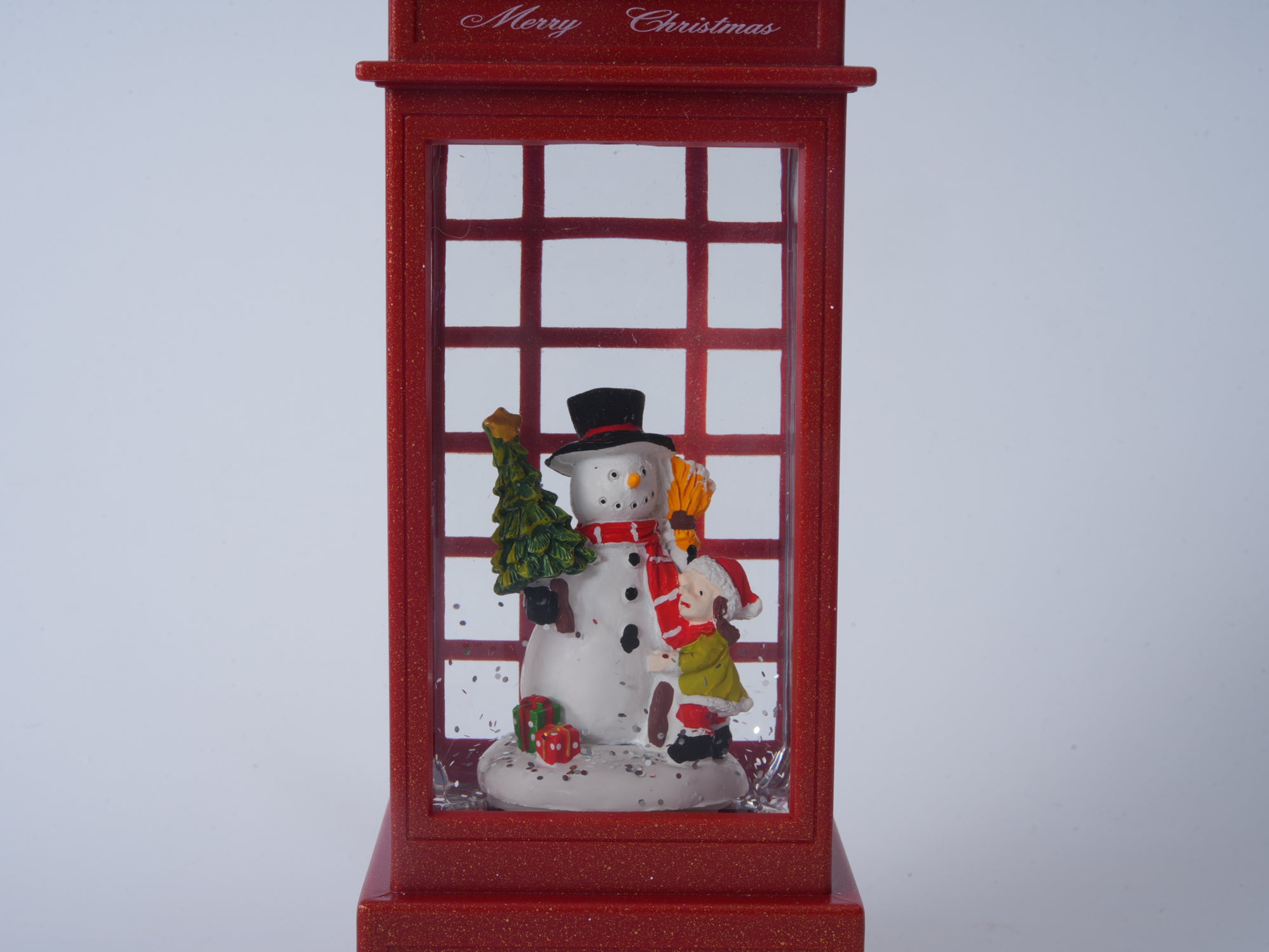 Christmas Phone Booth Light