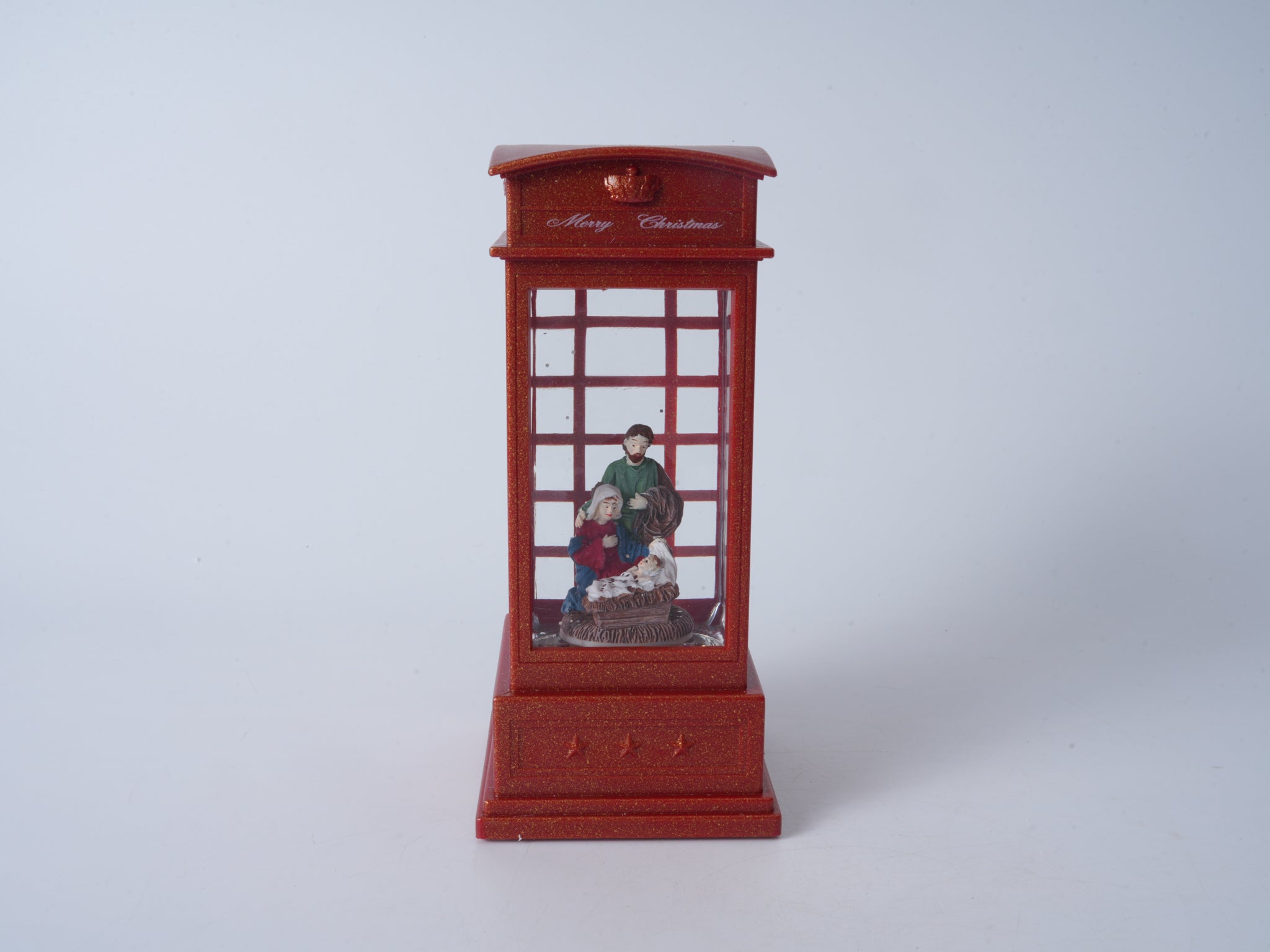 Christmas Phone Booth Light