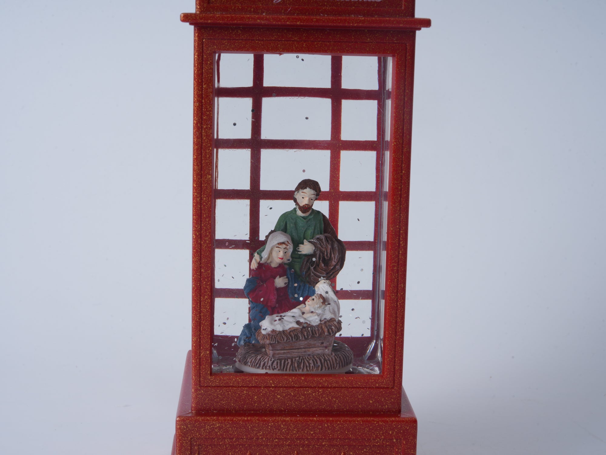 Christmas Phone Booth Light