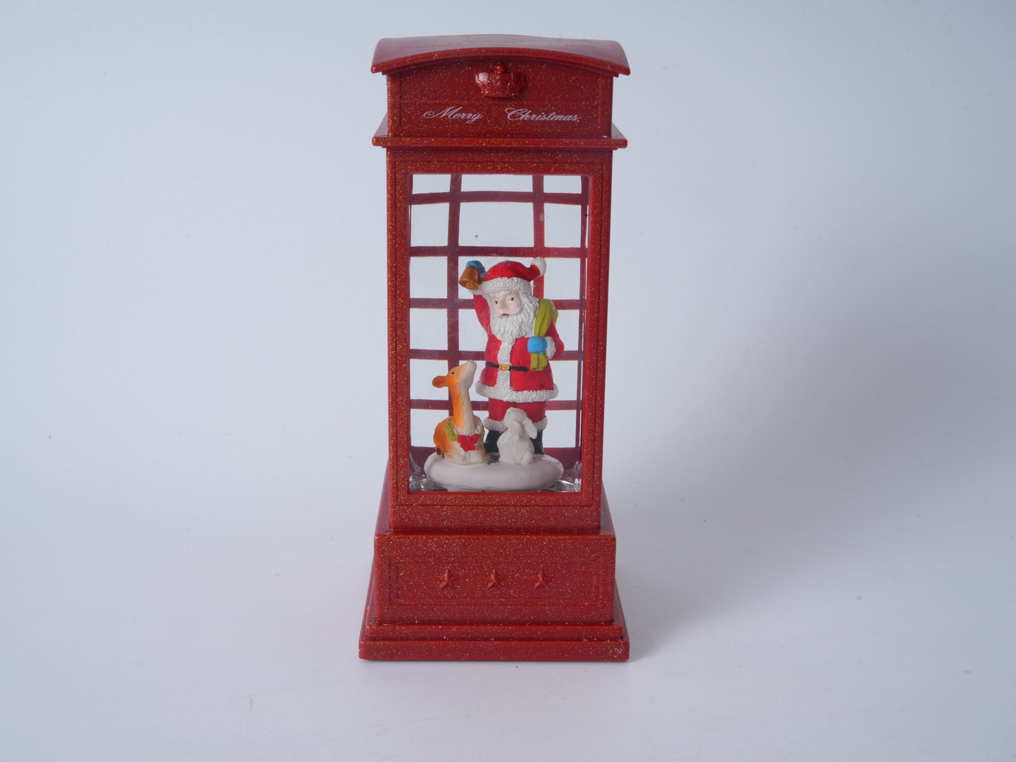 Christmas Phone Booth Light