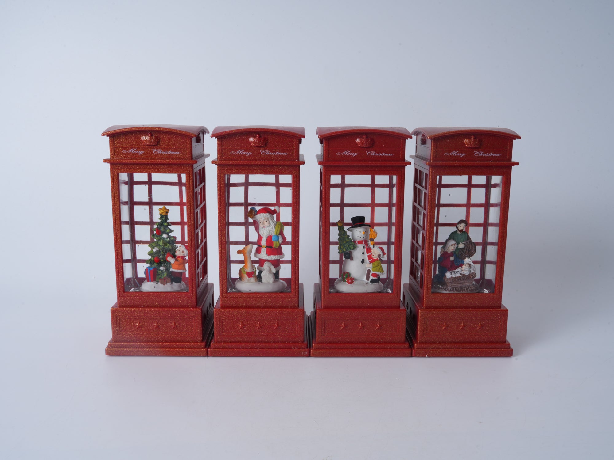 Christmas Phone Booth Light