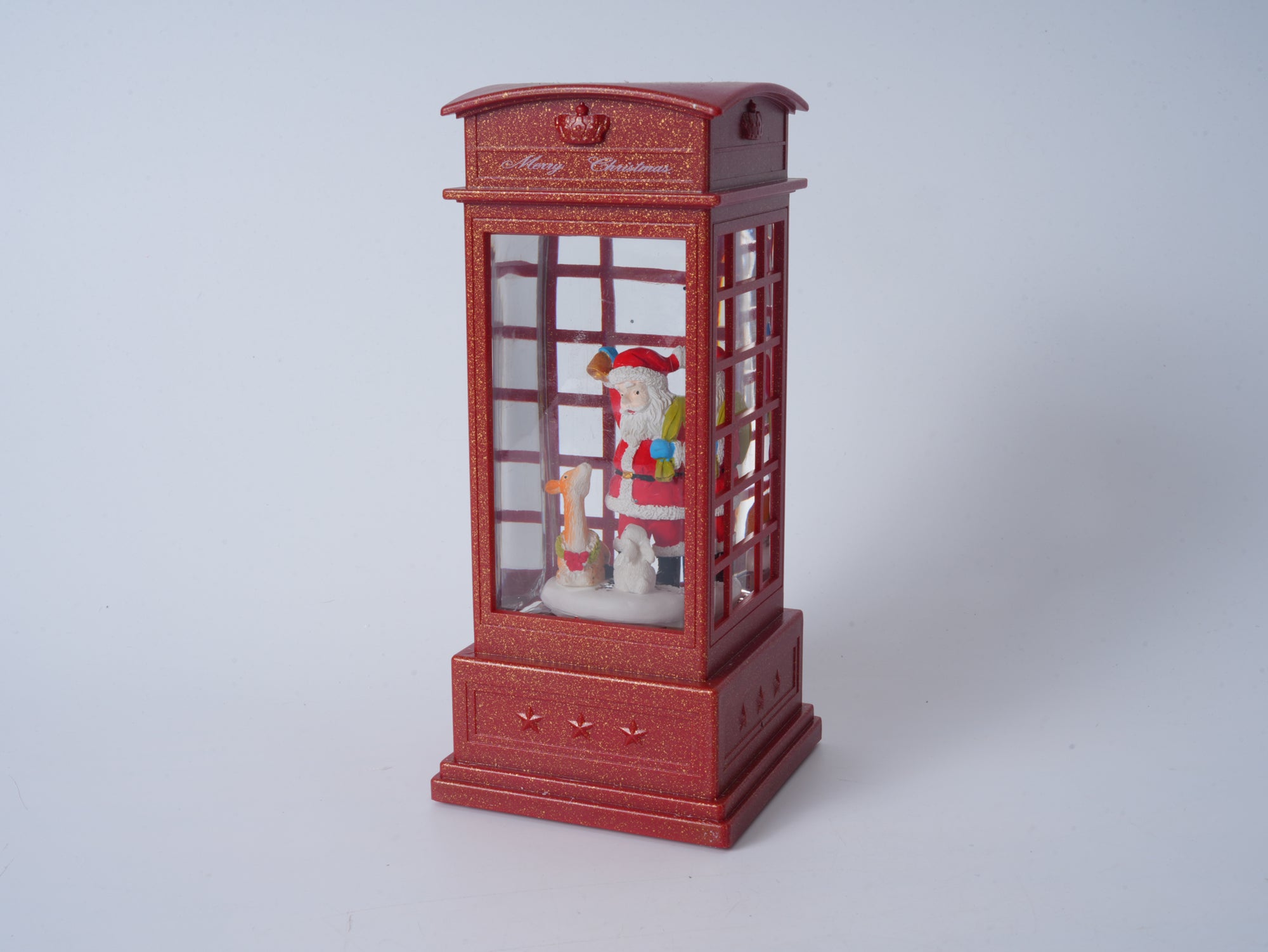 Christmas Phone Booth Light