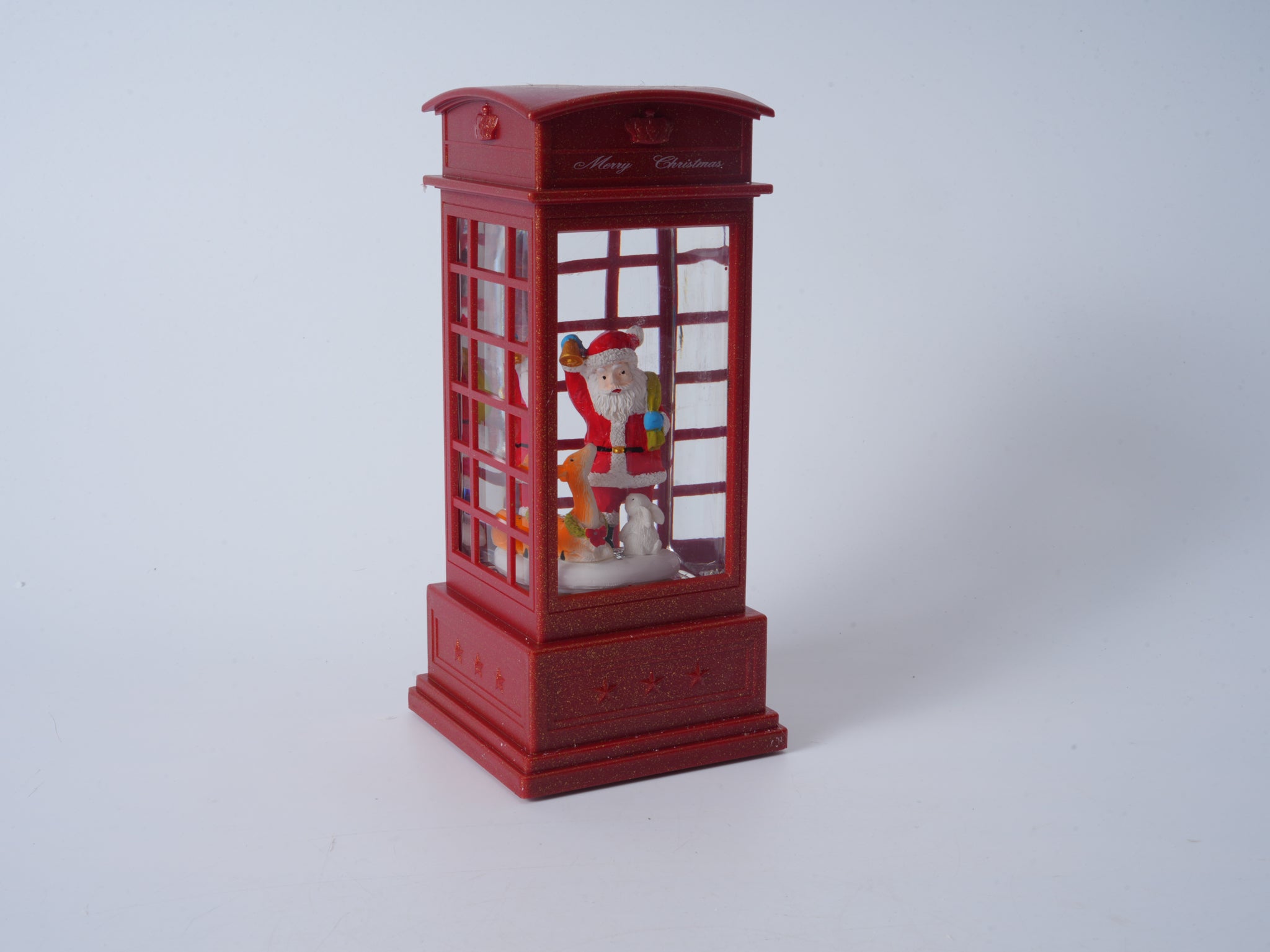 Christmas Phone Booth Light