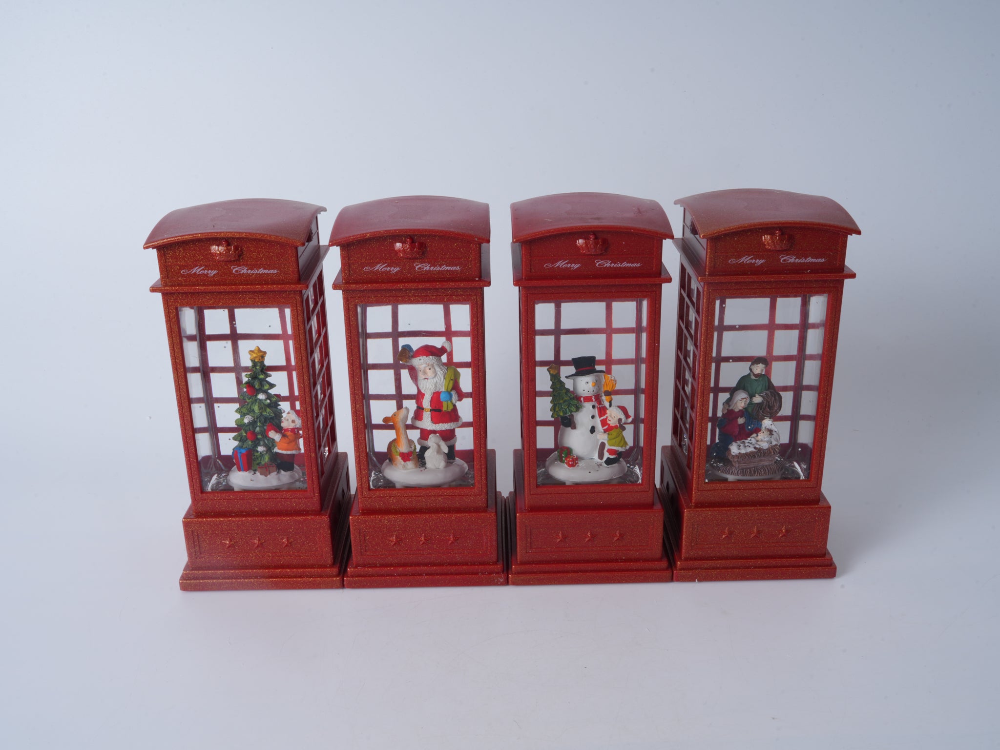 Christmas Phone Booth Light