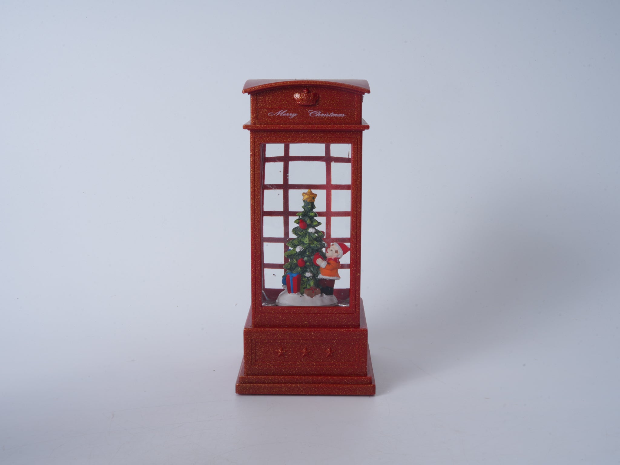 Christmas Phone Booth Light