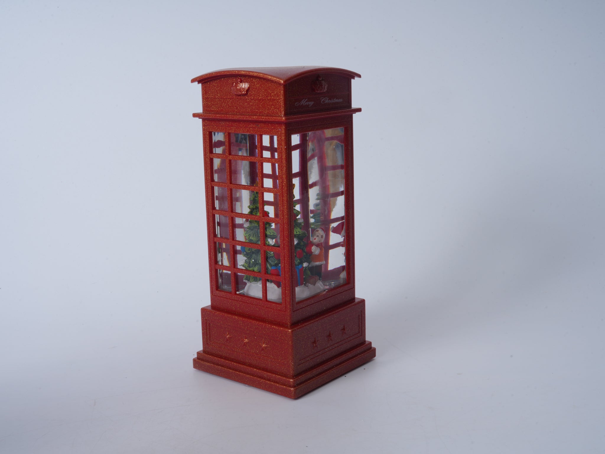 Christmas Phone Booth Light