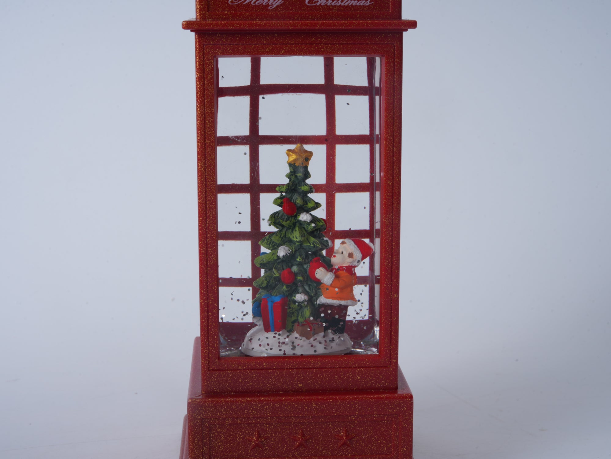 Christmas Phone Booth Light