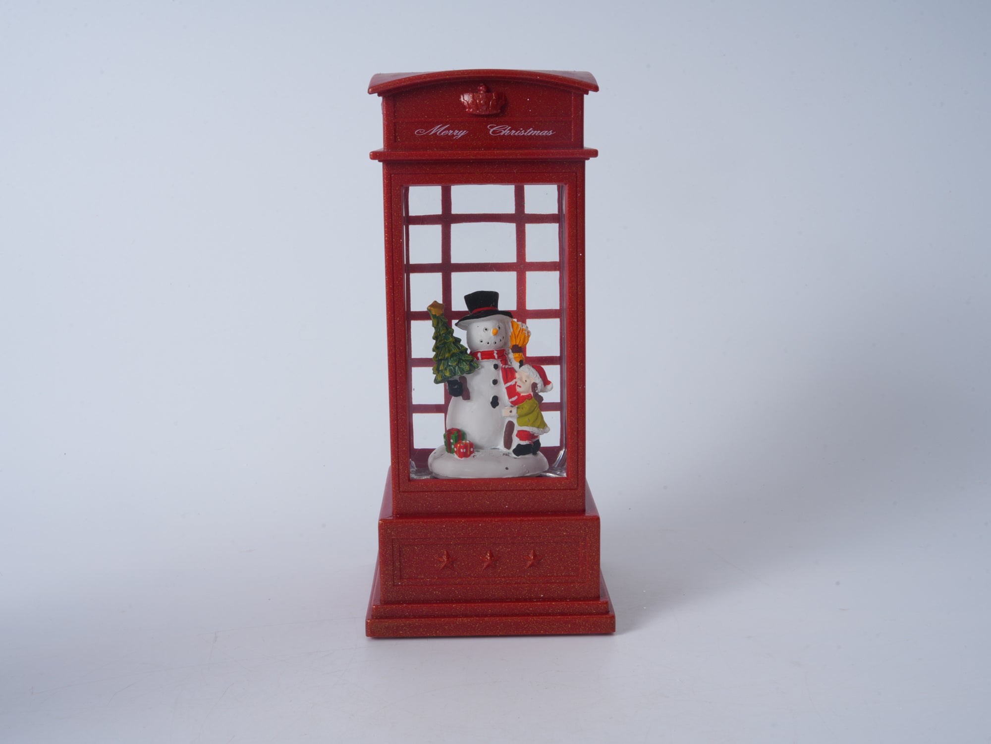 Christmas Phone Booth Light